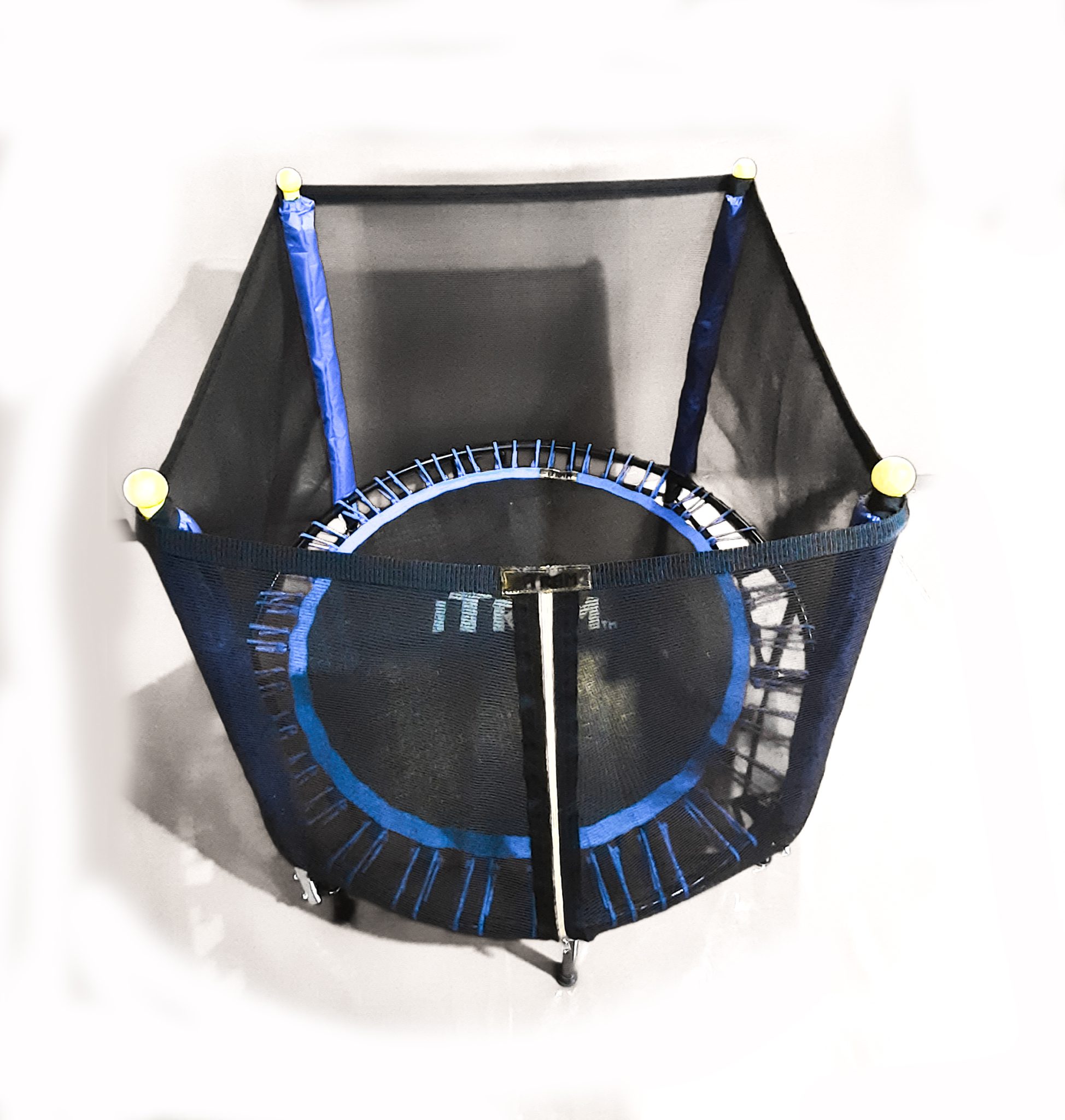 ترامپولین گرد کشی حفاظ دار آیترام سایز ۱۲۰ کد iTr120 با توری محافظ