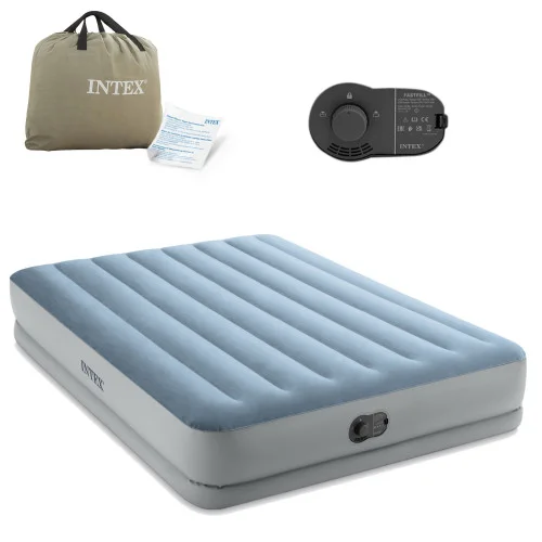 تخت خواب بادی دو نفره اینتکس با پمپ سرخود کد 64159 intex