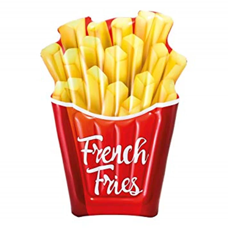تشک بادی روی آب طرح  french fries